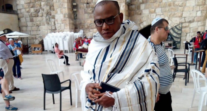 VIDEO: Nnamdi Kanu resurfaces in Jerusalem — after over one year in hiding