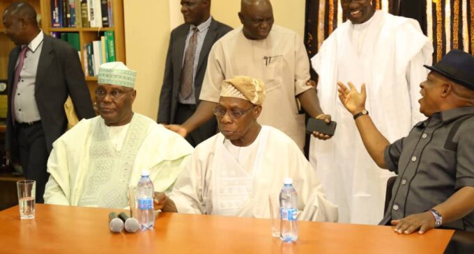 ‘More sleepless nights for APC’ — Twitter reactions to Obasanjo’s endorsement of Atiku