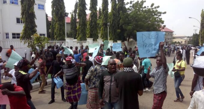 Pro-Abe protesters ask APC to recognise him as Rivers guber candidate