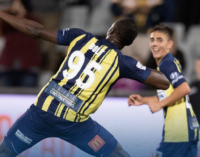 VIDEO: Usain Bolt scores brace on first start in professional football