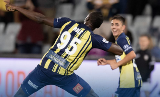VIDEO: Usain Bolt scores brace on first start in professional football