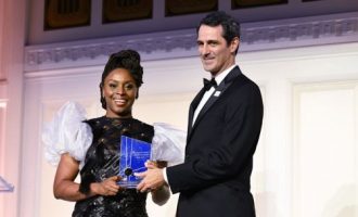 Chimamanda Adichie receives humanitarian award from Action Against Hunger