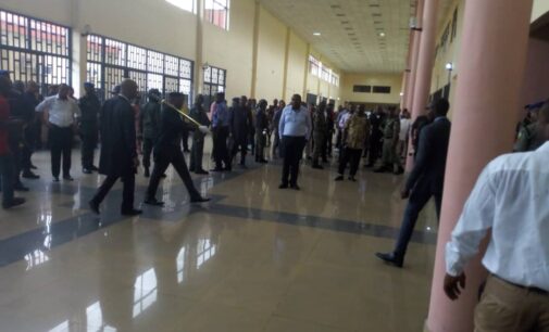 Akwa Ibom gov storms assembly amid ‘plot to impeach him’