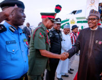 PHOTOS: Buhari returns — after five days in Paris