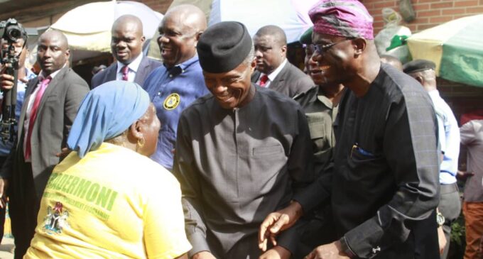 Southern, middle belt leaders accuse Osinbajo of ‘bribing’ voters with TraderMoni