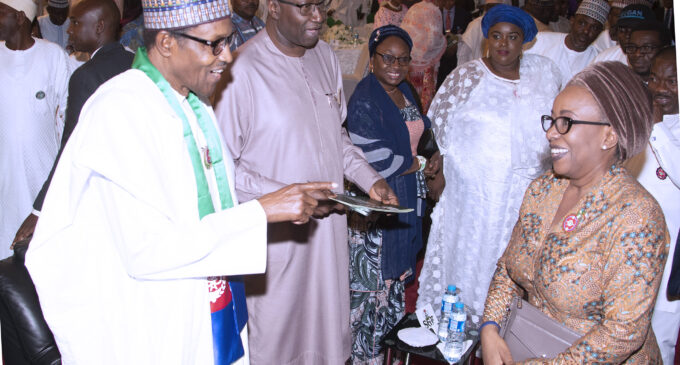 Oshiomhole, over 10 APC governors in Aso Rock as Buhari’s reelection campaign kicks off