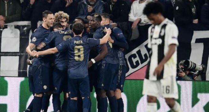 UCL: Man United upset Juventus as City, Real Madrid win big