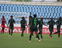 Oshoala grabs hat-trick as ruthless Falcons wallop E’Guinea