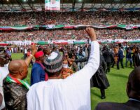 Buhari dancing on the graves of innocent Nigerians, says Secondus on APC rally