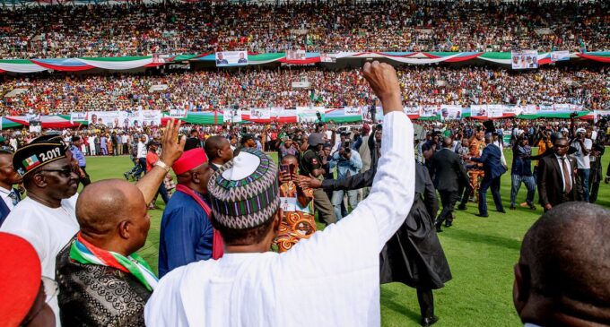 Buhari charges his supporters to redouble their efforts