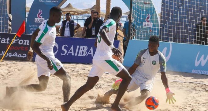 Super Sand Eagles lose first game of Beach Soccer AFCON to Senegal