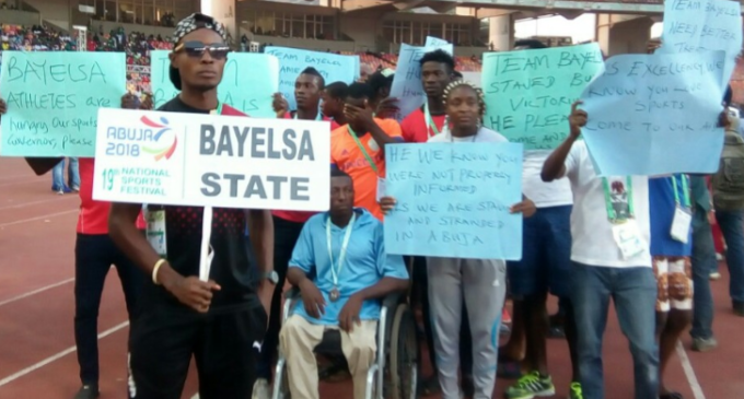 ‘We came hungry… must we go back hungry?’ — Team Bayelsa protests as NSF ends
