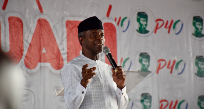 Osinbajo: Mentioning the name of PDP gives me headache