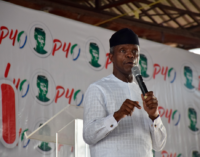 Osinbajo to Yoruba: Support Buhari’s re-election bid, get presidency in 2023
