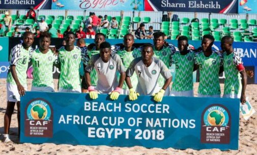 Super Sand Eagles defeat Egypt to qualify for Beach Soccer World Cup