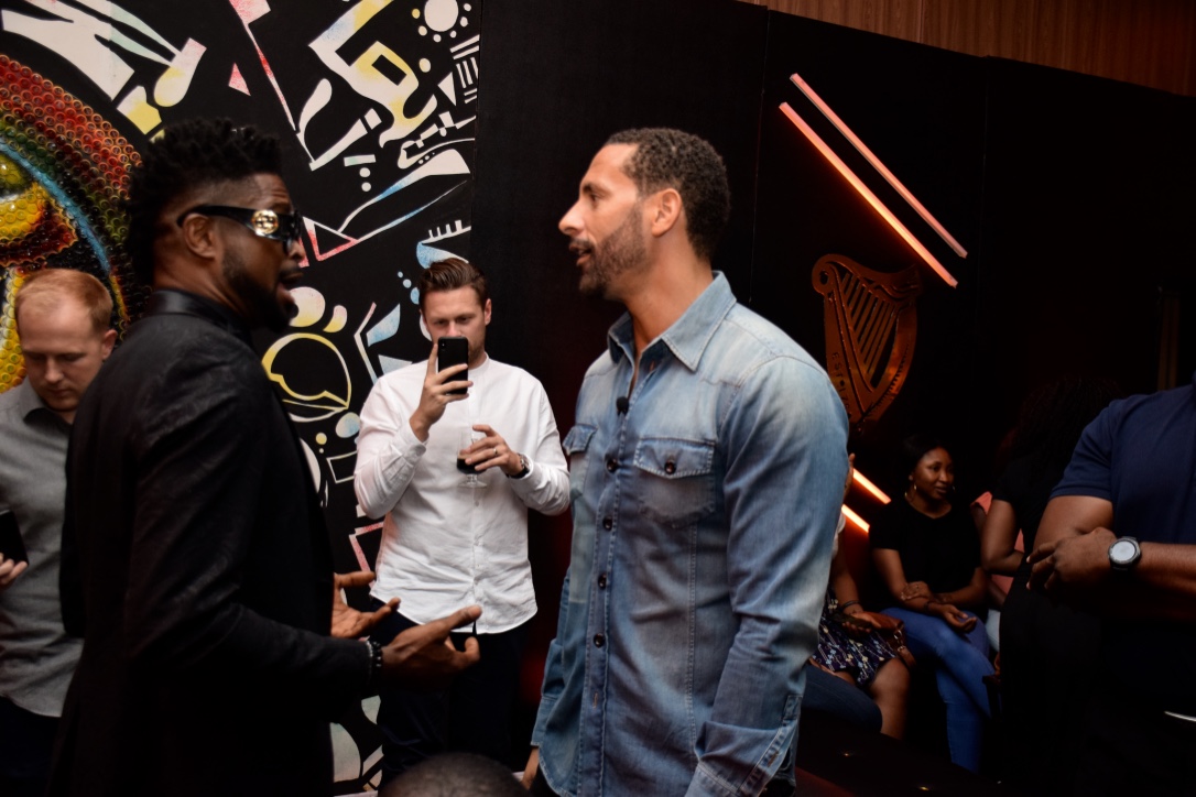 Rio Ferdinand and Basketmouth