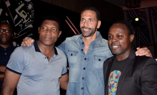 PHOTOS: Rio Ferdinand visits Lagos, unveiled as ‘Made of More’ ambassador