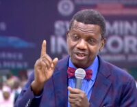 Xenophobia: Adeboye asks Nigerians to show love to South Africans