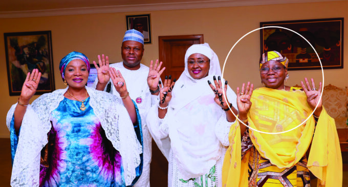 FAKE NEWS ALERT: Is this Amina Zakari doing 4+4 with Aisha Buhari?