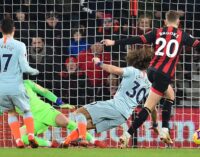 Chelsea trounced by Bournemouth as Liverpool extend EPL lead with draw