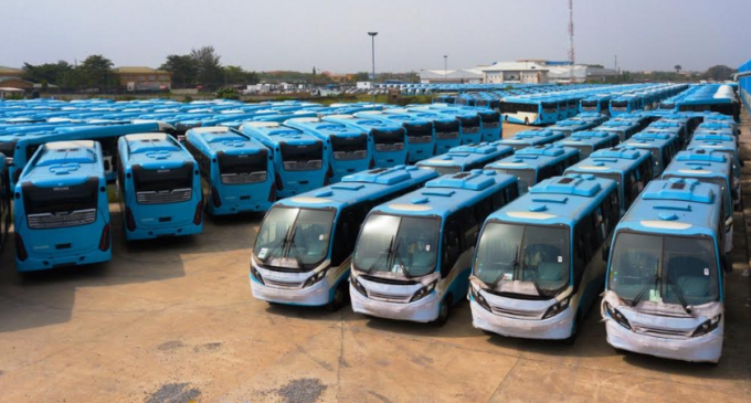 PHOTOS: Lagos set to roll out 820 new buses in March