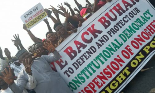 Anti-Onnoghen protesters hit US embassy in Abuja