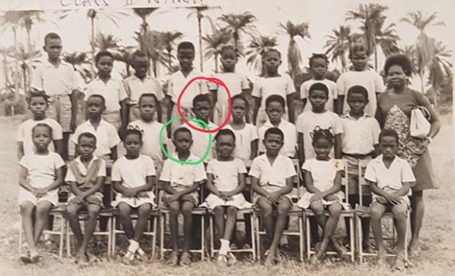 Otedola shares throwback photo of self, Kola Abiola in primary school