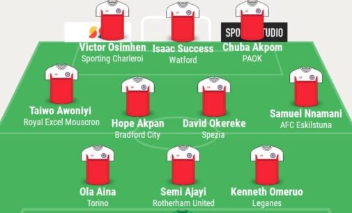 Osimhen, Success, Nnamani, Akpom… TheCable’s team of the week