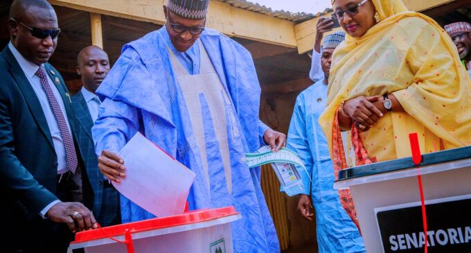 I won’t lose, says Buhari as he casts his ballot