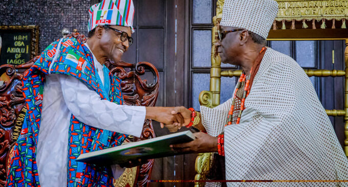 ‘Victory is yours’ — oba of Lagos endorses Buhari