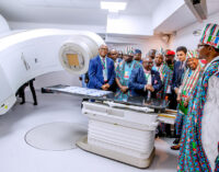PHOTOS: Buhari inaugurates cancer treatment centre in Lagos