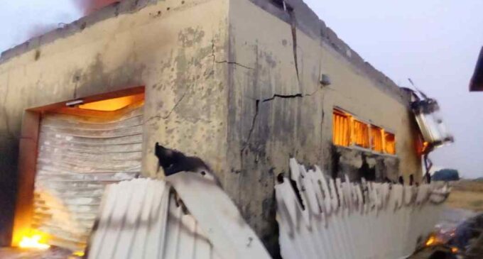 Ballot boxes, voters’ register destroyed as fire engulfs INEC office in Plateau
