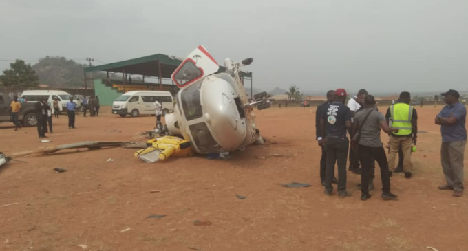 Osinbajo’s chopper crash-lands in Kogi