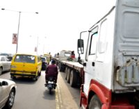 PHOTOS: Trucks back on Lagos bridges after Buhari’s visit — and so is traffic