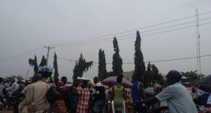 PHOTOS: Benue residents make last-minute shopping on election eve