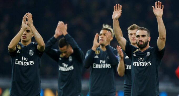 Real Madrid strike twice to punish impressive Ajax