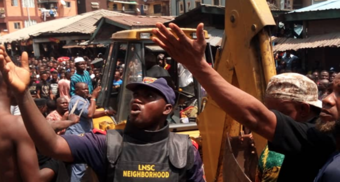 ‘It’s touching to lose precious lives’ — Buhari speaks on collapsed building