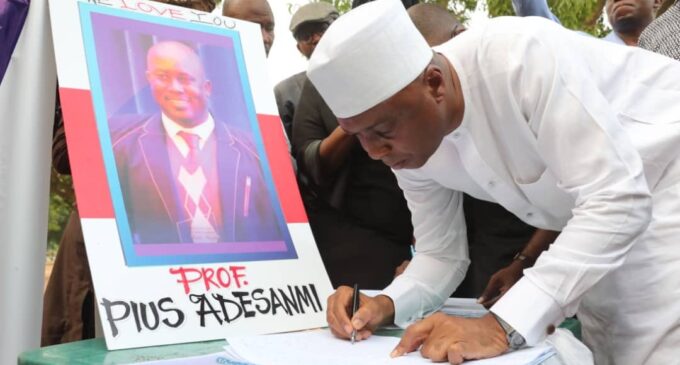 Saraki, Melaye, Aisha Yesufu… Abuja ‘stands still’ for Pius Adesanmi