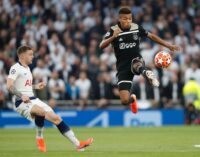 Ajax on the brink of Champions League final after stunning win at Tottenham