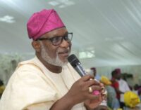 Akeredolu: It may not be easy to beat Jegede