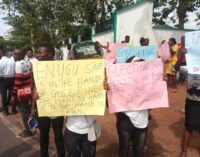Police fire tear gas at INEC ad-hoc staff protesting non-payment of allowance