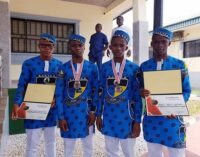 Four Nigerian boys win big at Tunisia’s International Festival of Engineering