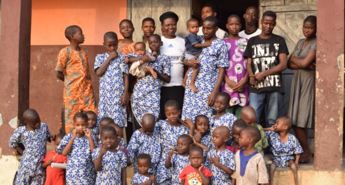Meet widowed Oroyemi Olanike, who is taking care of 102 children in an Osun village