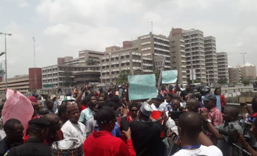 ‘Yari has failed us’ — protesters troop to Aso Rock over Zamfara killings
