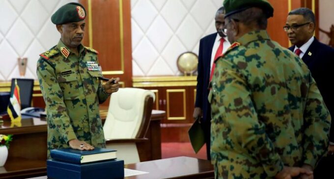 Sudan coup leader steps down, appoints another general