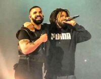 WATCH: Drake promises new song with J Cole at London show