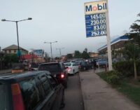 Traffic builds up as long queues return to Lagos fuel stations