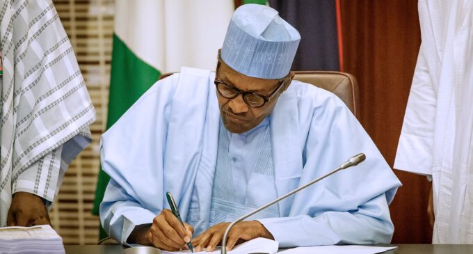 Buhari signs N8.91trn 2019 budget into law