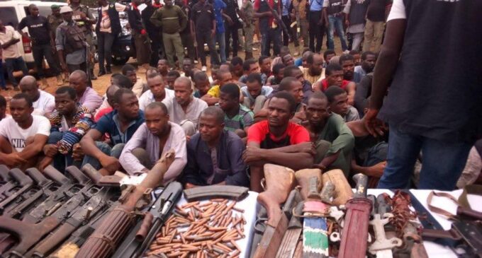 Operation Puff Adder: Police arrest 93 kidnap suspects, recover weapons