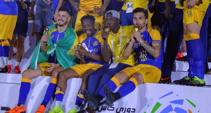 Ahmed Musa wins Saudi league title with Al Nassr